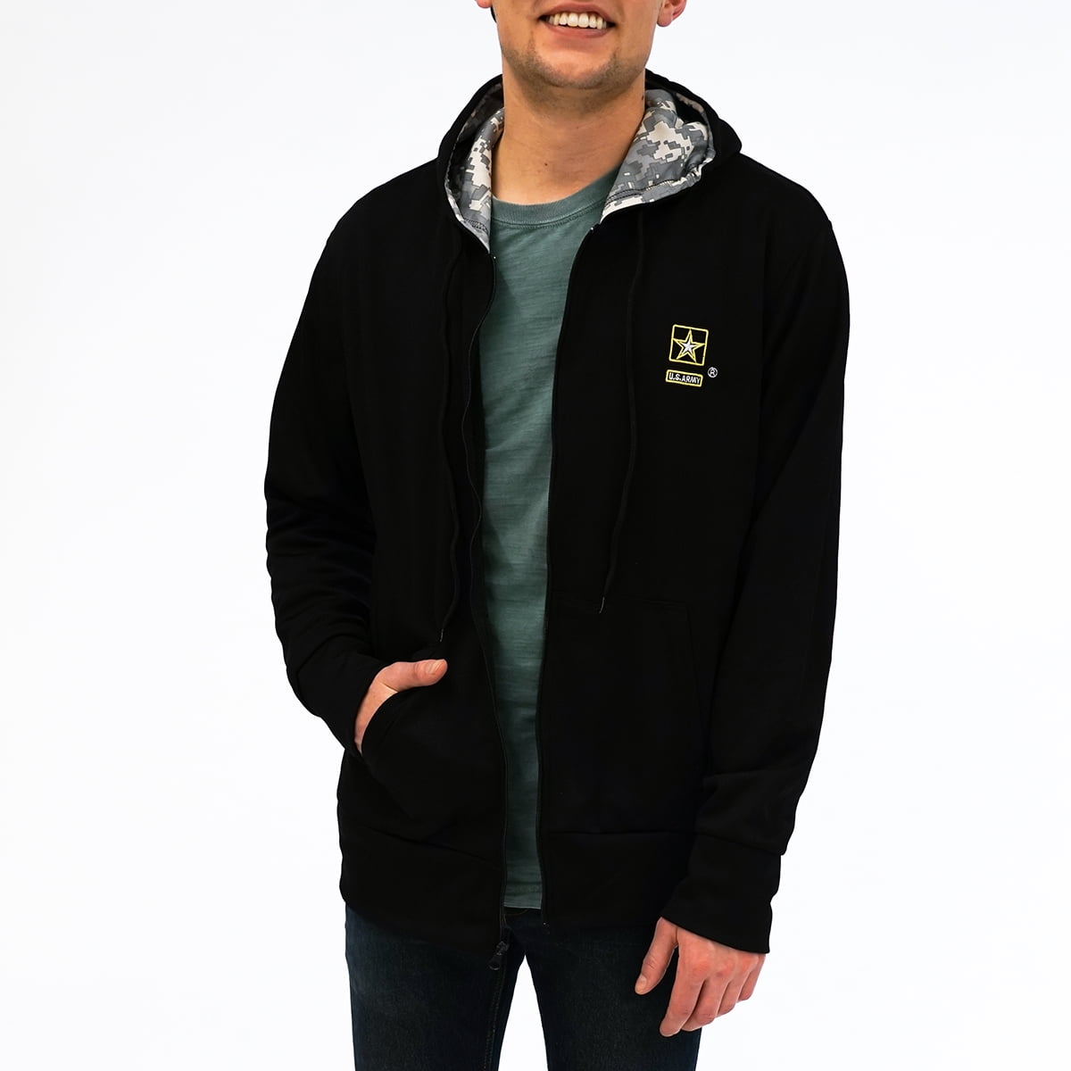 army full zip hoodie