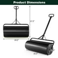 thumbnail image 6 of Spaco 39 Inch Wide Push/Tow Lawn Roller-Black, Battery Lawn Mower Cuts Quietly, Compact & Lightweight Lawn Mower, 6 of 9