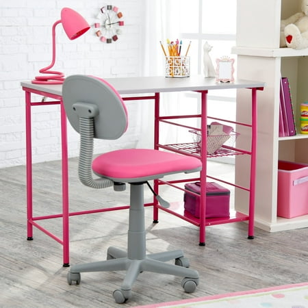 Study Zone II Desk & Chair - Pink