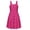 Hot Pink, variant on Arshiner Girls Sundress Button Design Summer Casual Dresses Sleeveless Dresses