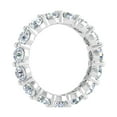 thumbnail image 2 of 5 Carat Diamond Eternity Wedding Band Ring in 14K White Gold - IGI Certified (Ring Size 5) (Value Collection), 2 of 6