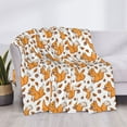 thumbnail image 3 of Disketp Playful Squirrel Autumn Flannel Blankets - Thick and Warm Blanket for Winter, Soft Fuzzy Plush King Blanket for All Seasons-40"x30", 3 of 6