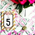thumbnail image 2 of Rose Flower Table Cards Number 1-25 Double Sided For Wedding Reception Event Party Baby Shower Birthday 4x6, 2 of 3