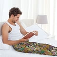 thumbnail image 5 of Pofeuu USA 1 Print Men's Pajama Pants, Soft Lounge Pajama Pants with big pockets for Men Plaid Pj Bottoms-, 5 of 6