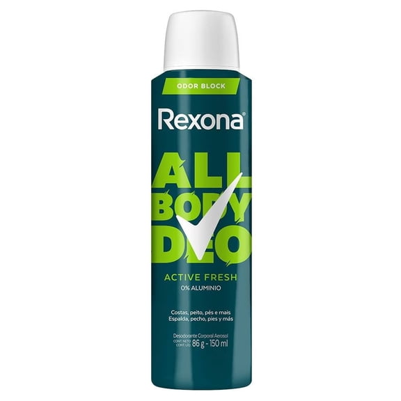 Desodorante Rexona Men Aerosol Active Fresh 150ml