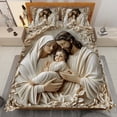 thumbnail image 1 of La Sagrada Familia - Juego de cama cristiano, 1 of 5