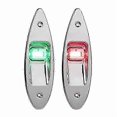 thumbnail image 1 of LED Red+Green Flush Mount Marine Boat RV LED Side Navigation Lights Stainless Steel Waterproof for, 1 of 5