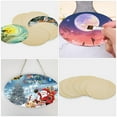 thumbnail image 3 of LEORX 15Pcs Oval Wood Cutouts Boxwood Light Yellow Unfinished for Home Decor and DIY, 3 of 8