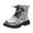 Silver, variant on NIEWTR Girls Riding Boots Knee High Side Zipper Mid Calf Shoes Little Kid/Big Kid Cowgirl Boots Riding Boots Boys Girls Size 13
