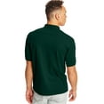 thumbnail image 3 of Hanes EcoSmart Men's Pocket Polo Shirt, 2-Pack Deep Forest XL, 3 of 3