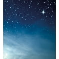 thumbnail image 3 of Night Queen Size Duvet Cover Set, Ombre Inspired Sky with Vibrant Stars Universe Astronomy Exploration, Decorative 3 Piece Bedding Set with 2 Pillow Shams, Pale Blue Dark Blue White, by Ambesonne, 3 of 3