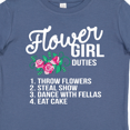 thumbnail image 4 of Inktastic Flower Girl Wedding Duties Girls Baby T-Shirt, 4 of 5