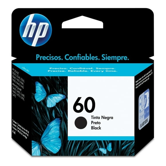Cartucho de tinta HP 60 negra Original CC640WL Para HP Deskjet F4224 F4480 Photosmart D110a C4780 HP