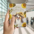 thumbnail image 4 of Happy Women's Day Border Collie Sunflower Vintage Proud Mom Travel Passport Wallet Borders Dog Lovers Gifts Idea PU Leather Passport Holder Cover - 02030, 4 of 5