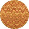 thumbnail image 1 of Ahgly Company Indoor Round Southwestern Orange Country Area Rugs, 7' Round, 1 of 1