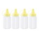 thumbnail image 1 of Botellas pequeñas para apretar, contenedor de almacenamiento de alimentos portátil, botellas para condimentos, 4 Uds. Botella amarilla, 1 of 8