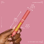 NYX Professional Makeup Fat Matte Lipstick, Smooth Color Long Lasting Lipstick, Fuzzy Flame, 0.07 oz