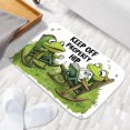 thumbnail image 6 of 1pc Two Frogs Rocking Chairs with Absorbent Non-Slip Bathroom Thickened Flannel Rug Decor,Soft,Quick Drying,Suitable For Indoor/outdoor Use,Bathrooms,Bedrooms,Kitchens,Terrace,Laundry Rooms,16"x24", 6 of 9