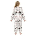 thumbnail image 3 of Fluffy Pajamas Set Fuzzy Winter Warm Pj Sets Pullover Tops and Long Pants Reindeer Pattern X-Small, 3 of 8