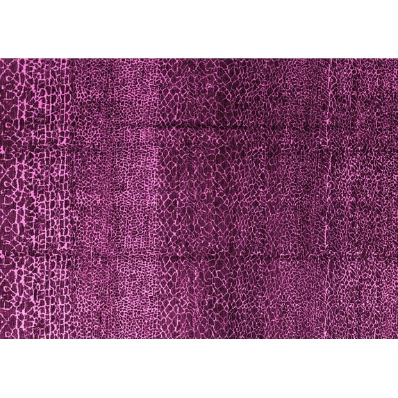 Ahgly Company Indoor Rectangle Abstract Pink Modern Area Rugs, 7' x 9'