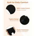 thumbnail image 6 of INNERSY Womens Lace Slip Shorts Smooth Anti Chafing Boyshorts Under Dresses Underwear(L,Black), 6 of 9