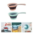 thumbnail image 3 of NUOLUX 2Pcs Kitchen Folding Water Ladle Multipurpose Water Scoop Plastic Water Holder, 3 of 6