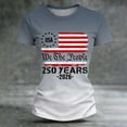 thumbnail image 4 of Only Moment American Pride Graphic Tee Crew Neck Short Sleeve Patriotic Graphic Tee 4th of July Independence Day Shirt Casual Short Sleeve Tops Light Blue,2XL, 4 of 9