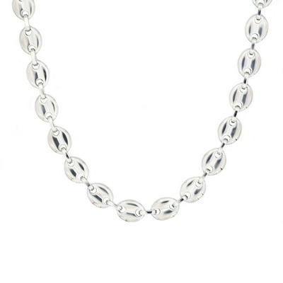 Stainless Steel Puff Mariner Link Chain Necklace 24 Inch in Nepal at NPR 36977 Rating 5