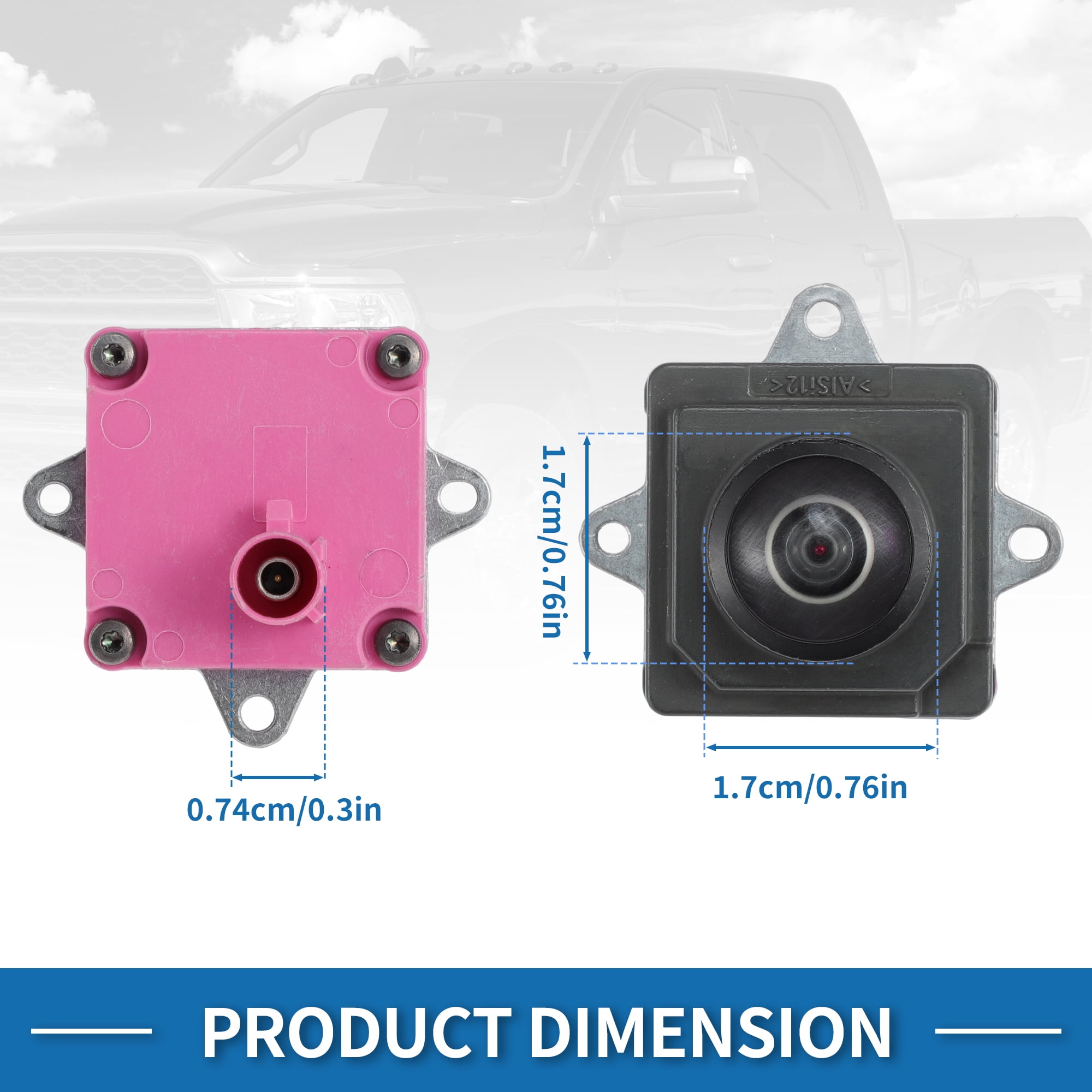 Unique Bargains Rear View Park Assist Backup Camera for Dodge 2500 3500 2019-2024