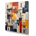 thumbnail image 2 of Designart "Abstract Harlem Renaissance Cityscape" City Buildings Canvas Art Print, 2 of 7
