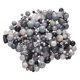 thumbnail image 4 of Kit para hacer joyas, accesorios de joyería DIY, pulsera DIY, cuentas de vidrio mixtas de 30 g Negro, 4 of 9