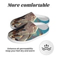 thumbnail image 6 of Lsque Colorful Sky Puppy Pattern Womens Comfort Cotton on Scuff With Memory Foam and Anti-skid Sole Slipper-46/47, 6 of 7