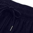thumbnail image 4 of Plebaso Mens Athletic Pants Elastic Waist Drawstring Lightweight Running Trousers with Zipper Pockets, 4 of 6
