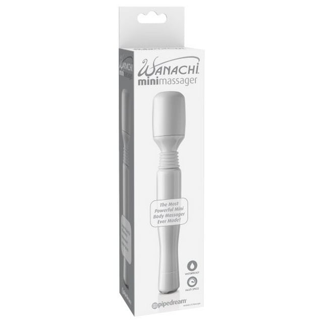 Wanachi Mini Massager Personal Massage Wand, White