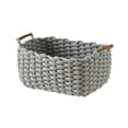 thumbnail image 3 of Woven Baskets for Storage, Rope Baskets for Storage, Chunky Knitted Storage Basket Woven Basket Thick Rope Storage Box Storage Basket Desktop Snack Sundries Basket, Baskets for Storage, 3 of 5