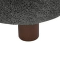 thumbnail image 6 of Christopher Knight Home Modern Boucle Slipper Accent Chair with Upholstered Plush Seat, Wood Legs, Dark Gray, 6 of 9