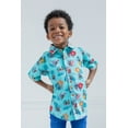 thumbnail image 4 of Disney Lilo & Stitch Toddler Boys Hawaiian Button Down Shirt Toddler to Big Kid, 4 of 5