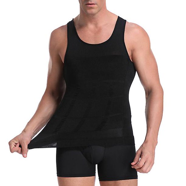 Men Gynecomastia Compression Shirt Waist Trainer Slimming Underwear Body Shaper Belly Control Slim Undershirt Posture Fitness Usa