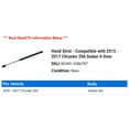 thumbnail image 2 of Hood Strut - Compatible with 2015 - 2017 Chrysler 200 Sedan 4-Door 2016, 2 of 2