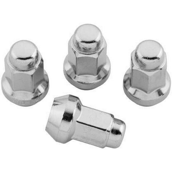 QuadBoss Lug Nuts, 10 x 1.25mm - 14mm Head - Chrome
