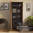 thumbnail image 4 of Ropero Organizador y Zapatera Madesa Con 2 Puertas Marrón, 4 of 10