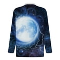 thumbnail image 5 of Blusa de manga larga con estampado digital colorido y media cremallera para hombre Pompotops  oipoqjl47026, 5 of 5
