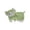 Green, variant on huayou Purple Pink Bubble Knit Raccoon Plush Accessory, Embroidery Mask Face Full Crinkle Paper Inside, Decoration, for Cat Dog Molar Stress Relief Play