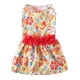 thumbnail image 1 of Apuakthei Vestidos de perro para perros pequeños - Colorido estampado de flores vestido de perro pequeño vestido de cachorro ropa de perro verano, 1 of 6