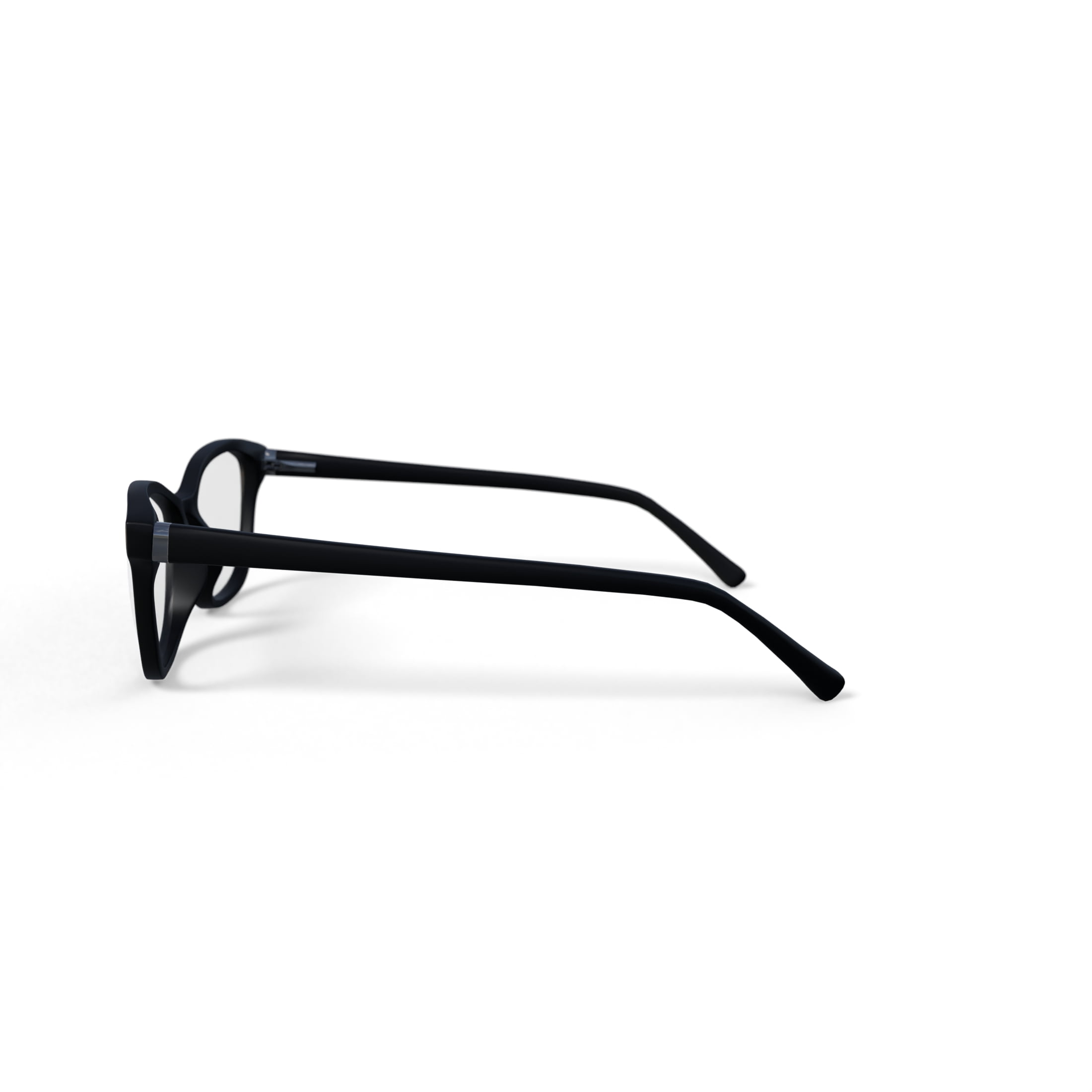 Walmart Women's Ginger Square Prescription Eyeglasses with Case, Black