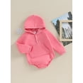 thumbnail image 3 of Bagilaanoe Baby Girl Oversized Romper Sweatshirt Newborn Long Sleeve Bodysuits Pullover 3M 6M 9M 12M 18M Infant Casual Tee Tops, 3 of 7