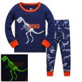 thumbnail image 1 of Pijamas para niños bebé 3-8 pijamas de algodón de hilo de manga larga para niños ropa de hogar ropa de aire acondicionado, 1 of 1