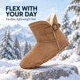 thumbnail image 4 of OYPGUE Barefoot Boots Women, Winter Snow Footwear Fur Lined Zero Drop, 4 of 6