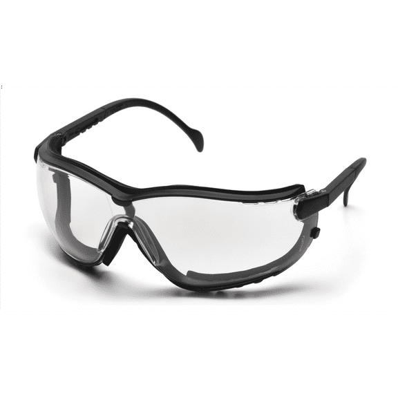 Black Frame/Clear Anti-Fog Lens
