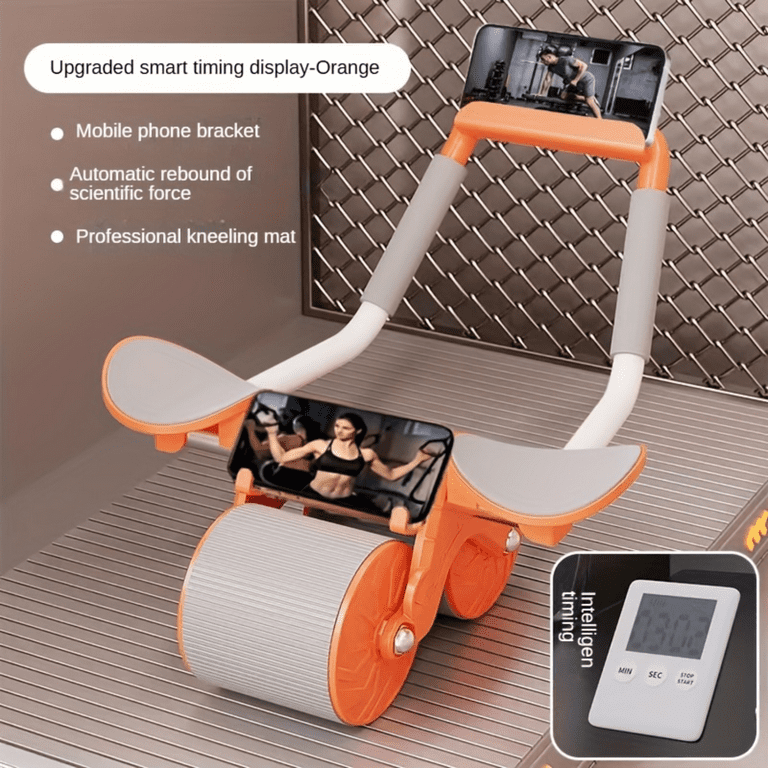 XGZHP1 Get Instantly Perfect Abs with this Auto Rebound Abdominal Wheel Ideal for Both Men Women to Achieve Strong and Defined Core Muscles with Ease and Efficiency Walmart